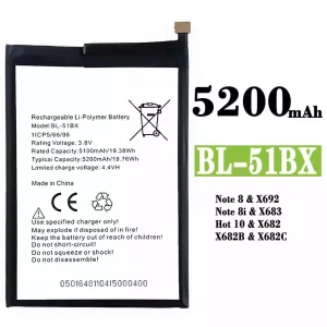 Bateria BL-51BX para Infinix Note 8 / Note 8i / Hot 10