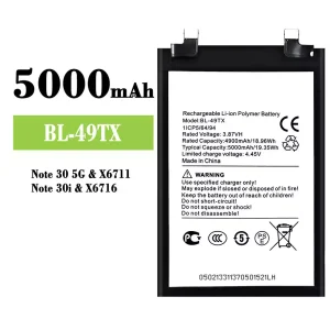 Bateria BL-49TX para Infinix Note 30 5G / Note 30i