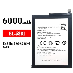 Bateria BL-58BI para ITEL Hot 9 play