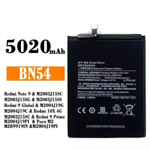 Bateria BN54 para Xiaomi Redmi Note 9 / Redmi 10X 4G / Poco M2