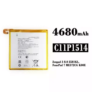 Bateria C11P1514 para Asus Zenpad 3 8.0 / FonePad 7