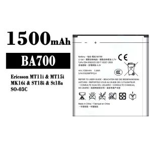 Bateria BA700 para Sony Ericsson MT11i / MT15i / MK16i / ST18i / St18a / SO-03C