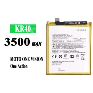 Bateria KR40 para Motorola One Vision / P50 / One Action