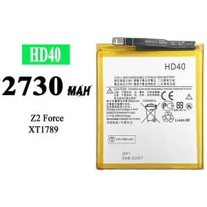 Bateria HD40 para Motorola Moto Z2 Force / Z Force Edition 2nd gen