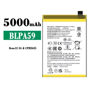 Bateria BLPA59 para OPPO Reno 12 5G