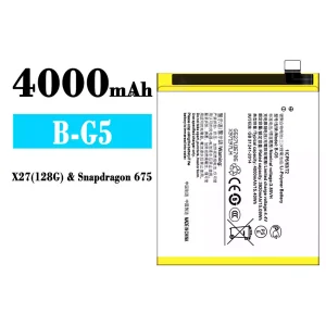 Bateria B-G5 para VIVO X27(128G)/ Snapdragon 675