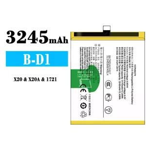 Bateria B-D1 para VIVO X20/X20A