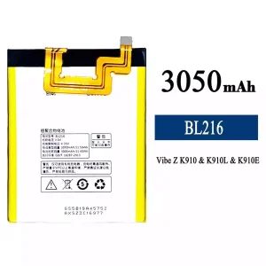 Bateria BL216 para Lenovo VIBE Z K910/K910L/K910E
