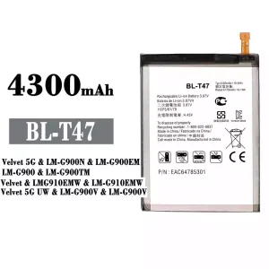 Bateria BL-T47 para LG Velvet 5G