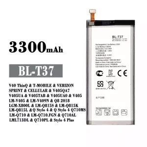 Bateria BL-T37 para LG V40 ThinQ / Q8 2018 / Q Stylo 4 / Stylo 4 Plus