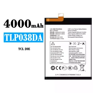 Bateria TLP038DA para Alcatel TCL 20E