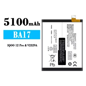 Bateria BA17 para IQOO 12 Pro/V2329A
