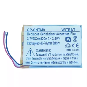 Bateria para auscultadores Sennheiser ACCENTUM,ACCENTUM Plus