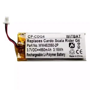 Bateria para auscultadores BAT00004,BAT00002,WW452050-2P,WW452050PL-2PC