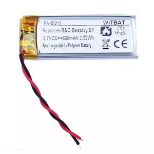 Bateria para auscultadores B&O Beoplay EX True Wireless Noise Cancelling Earphones estojo de carregamento