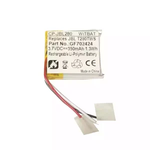 Bateria para auscultadores JBL T280TWS estojo de carregamento,GF702424