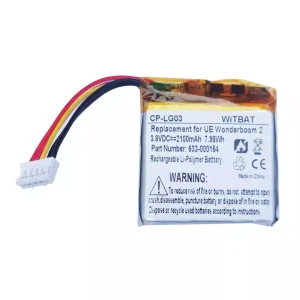 Bateria para altifalante Logitech UE Wonderboom 3,Wonderboom 2,SP944643