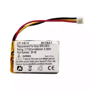 Bateria para altifalante Sony SRS-XB100,SRS-XB10,SRS-XB12,WH-L600,Logitech S100