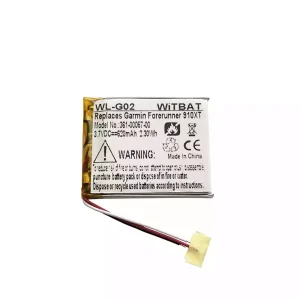 Bateria para Garmin Forerunner 910XT Forerunner 310XT,361-00057-00 361-00041-00