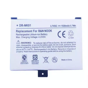 Bateria para Barnes & Noble NOOK BNRV100 BNRB1530,BNRZ1000,BNRB454261