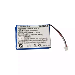 Bateria para Garmin Pro 550,Pro 70, PT 10, PT 5, TB 10