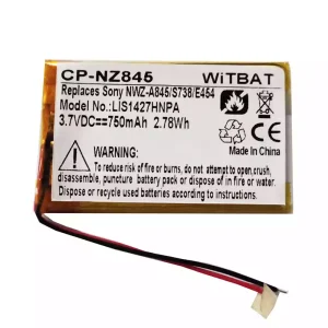 Bateria para SONY LIS1374HNPA,NWZ-A845 NW-S639