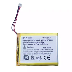 Bateria para iRiver Astell & Kern Acro CA1000,PPR41
