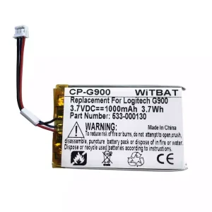 Bateria para Logitech Illuminated Living-Room Keyboard K830,533-000112